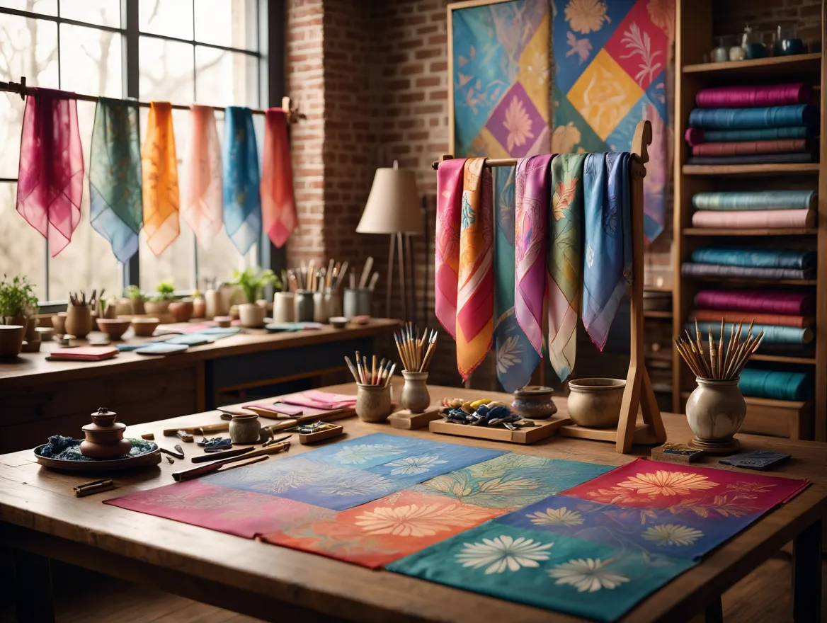 custom scarf artistry design studio